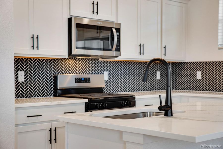 Furnished interior view inside a new home in Horizon Uptown, Aurora (Image 12). Furnished interior view inside a new home in Horizon Uptown, Aurora (Image 12).