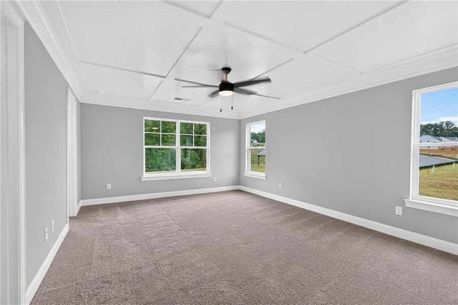 Spacious, unfurnished interior of a new home in Villas at Dawsonville, Dawsonville (Image 37).
