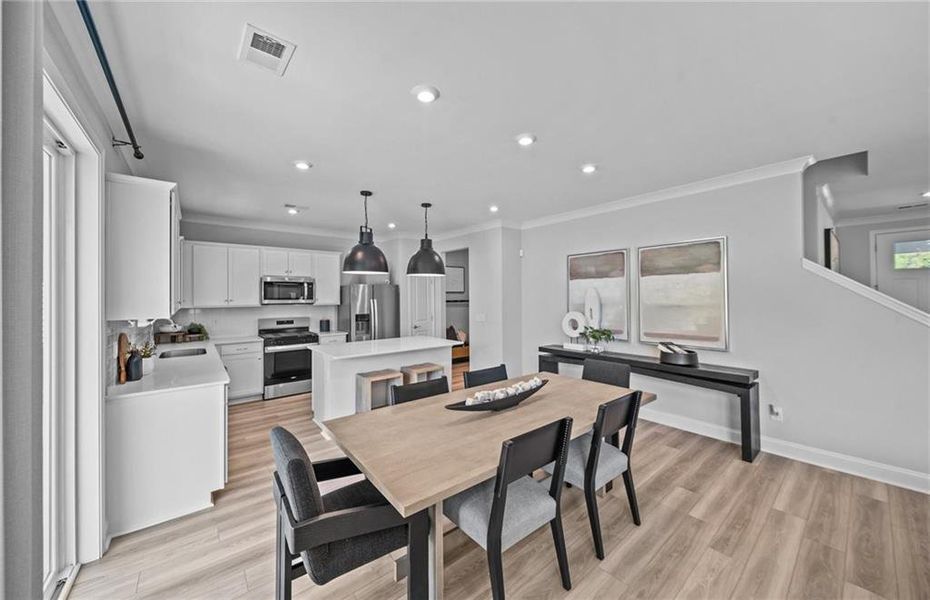 Furnished interior view inside a new home in Linden Grove, Powder Springs (Image 5).
