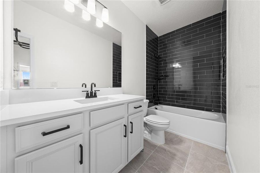 Furnished interior view inside a new home in Eden at Crossprairie, St. Cloud (Image 49).