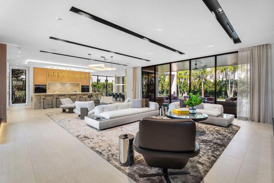 Furnished interior view inside a new home in , Boca Raton (Image 17).