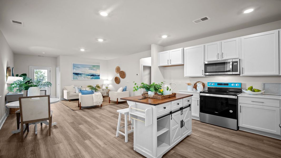 Furnished interior view inside a new home in The Groves at Bees Creek, Ridgeland (Image 3).