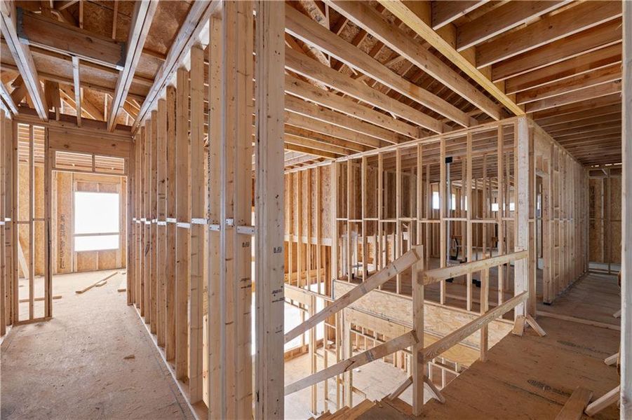 In-progress construction of a new home in , Fairburn, GA (Image 34).