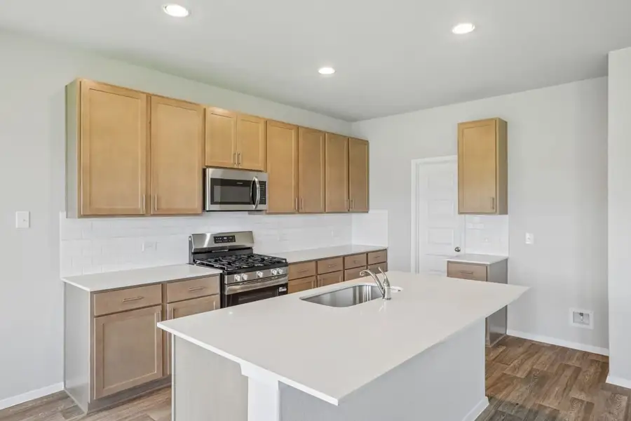 Furnished interior view inside a new home in Cloverleaf, Austin (Image 8).