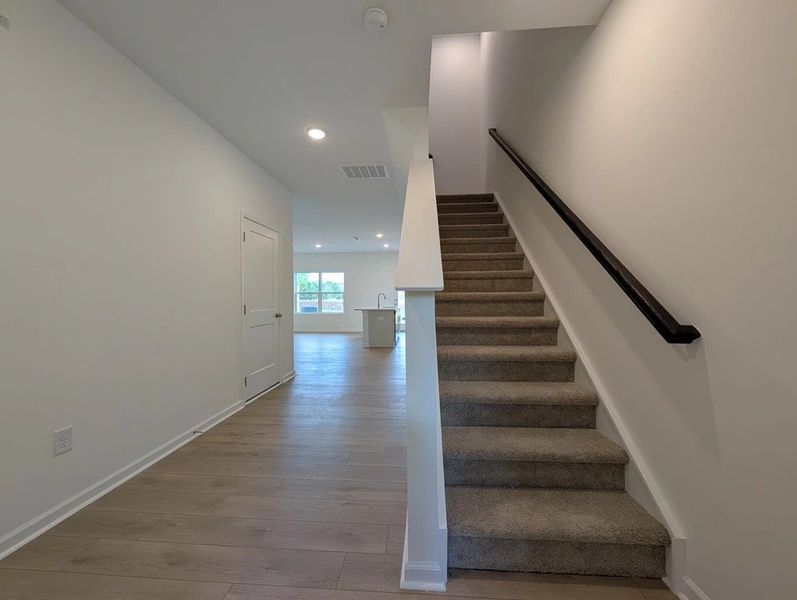 Spacious, unfurnished interior of a new home in Towns at The Point, Rolesville (Image 10).