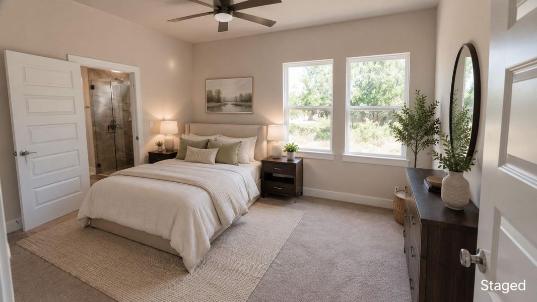 Furnished interior view inside a new home in , Cottonwood Shores (Image 5).