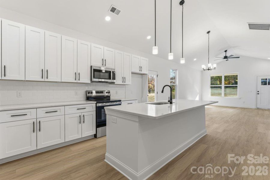 Furnished interior view inside a new home in , Lincolnton (Image 9). Furnished interior view inside a new home in , Lincolnton (Image 9).