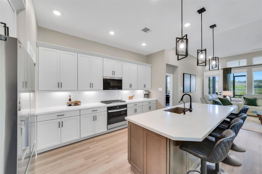 Furnished interior view inside a new home in , Willis (Image 20).