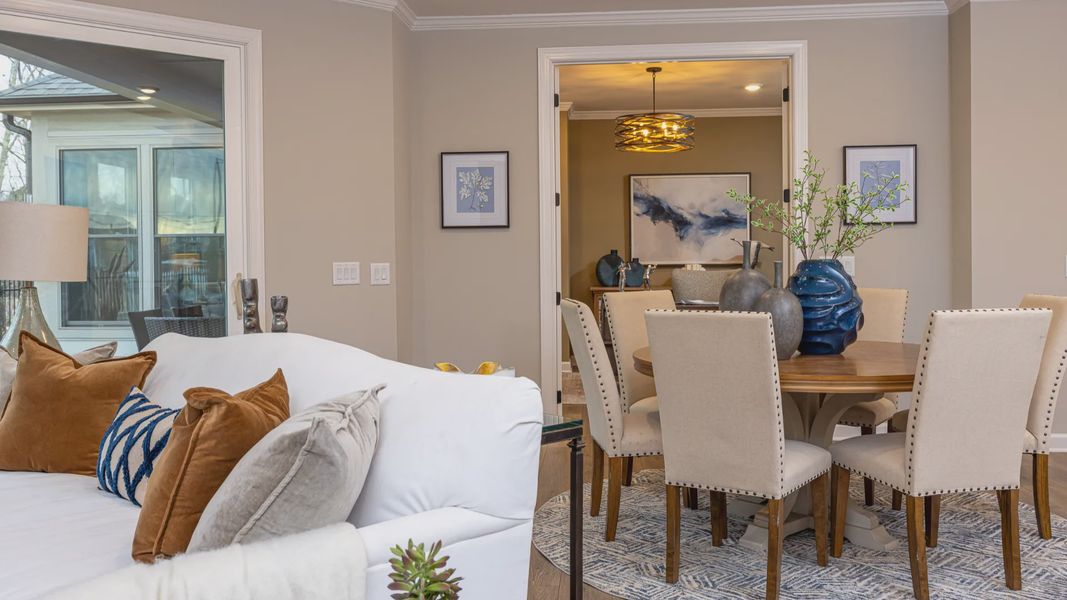 Representative furnished interior of a home built from the Promenade by Epcon Communities in The Courtyards at Oak Grove, Durham (Image 41). Representative furnished interior of a home built from the Promenade by Epcon Communities in The Courtyards at Oak Grove, Durham (Image 41).