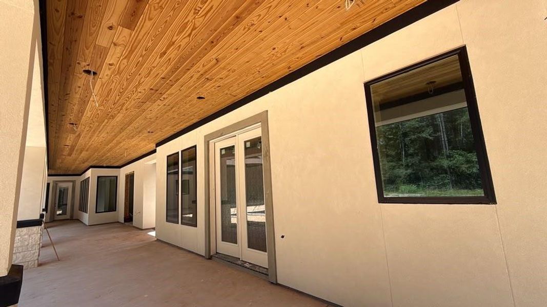Exterior details and patio area of a home in , Montgomery (Image 3). Exterior details and patio area of a home in , Montgomery (Image 3).