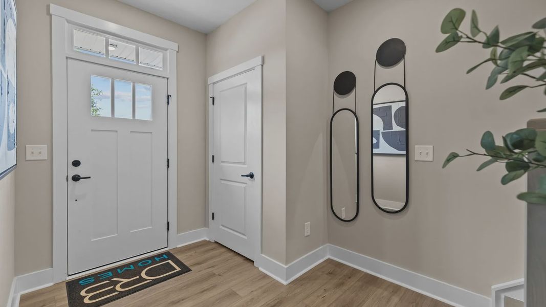 The Landon Plan in River District by DBR Homes in Charlotte, N.C -Entryway The Landon Plan in River District by DBR Homes in Charlotte, N.C -Entryway