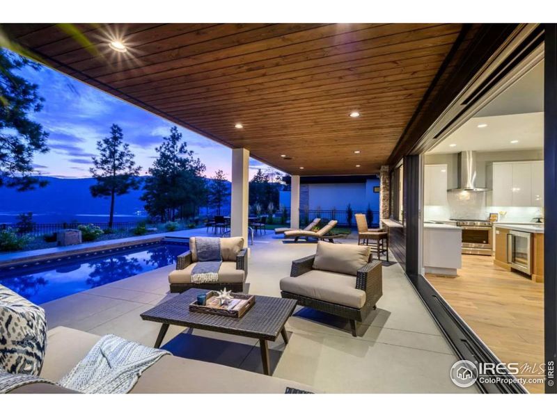 Basement Patio (Pool not included)(Concept only, plan and picture from House Designers, home not built) Basement Patio (Pool not included)(Concept only, plan and picture from House Designers, home not built)