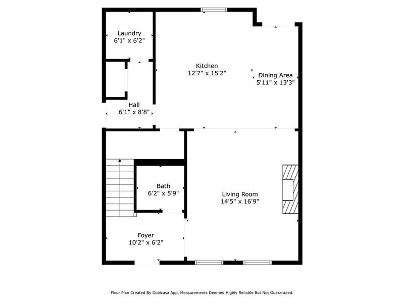 2D floor plan layout of this home in , Ball Ground, GA (Image 4).