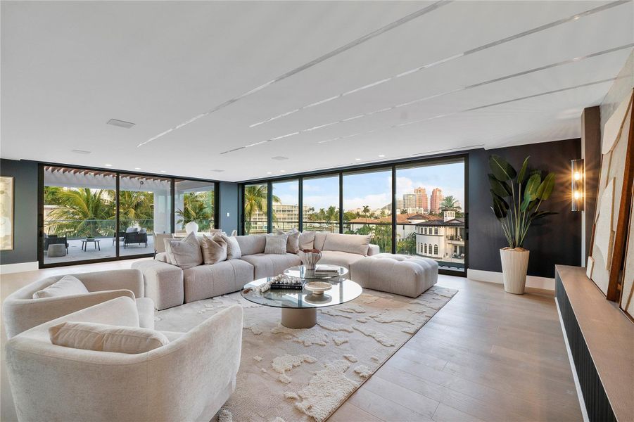 Furnished interior view inside a new home in , Fort Lauderdale (Image 60).