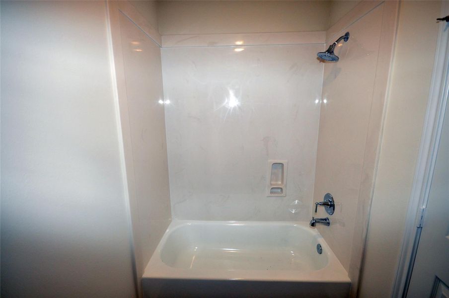 Bath/Shower in full bath above garage 2.