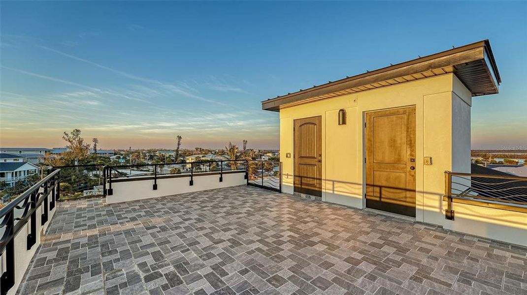 Exterior details and patio area of a home in , Englewood (Image 23). Exterior details and patio area of a home in , Englewood (Image 23).