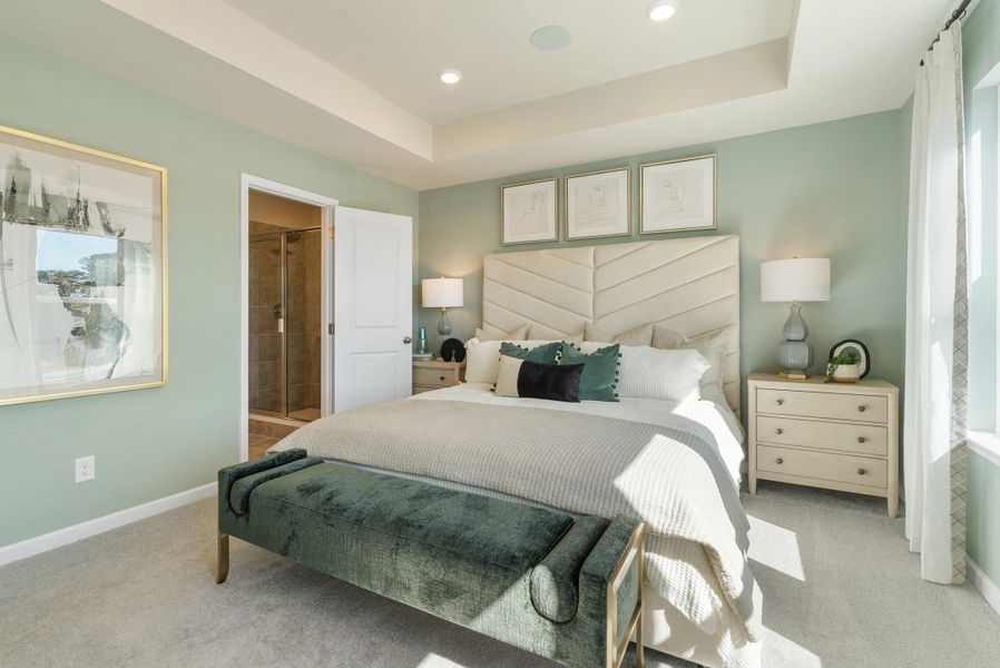 Furnished interior view inside a new home in Chandler Run, Tucker (Image 7).