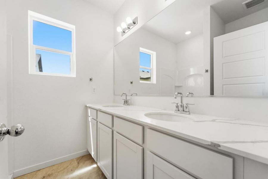 Furnished interior view inside a new home in Union Colony West, Greeley (Image 11).