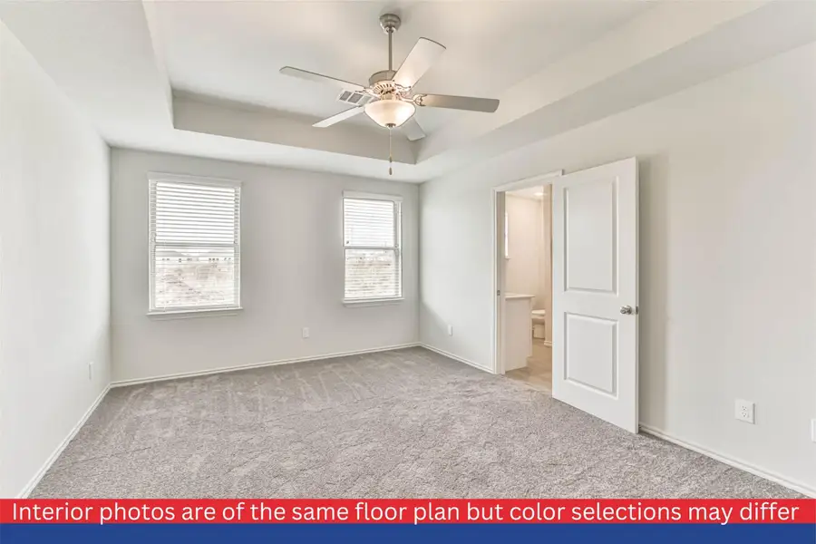 Unwind in this serene bedroom, where tranquility and comfort embrace you at every turn. Soft, neutral tones create a peaceful atmosphere, while the spacious layout offers endless possibilities for personalization and relaxation.