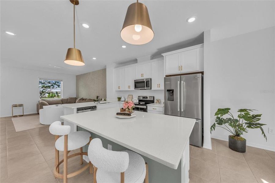 Furnished interior view inside a new home in , Sarasota (Image 13).
