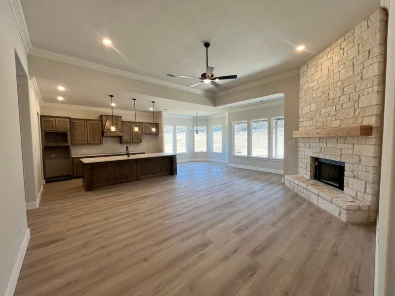 Spacious, unfurnished interior of a new home in Eagle Ridge Estates, Weatherford (Image 10). Spacious, unfurnished interior of a new home in Eagle Ridge Estates, Weatherford (Image 10).