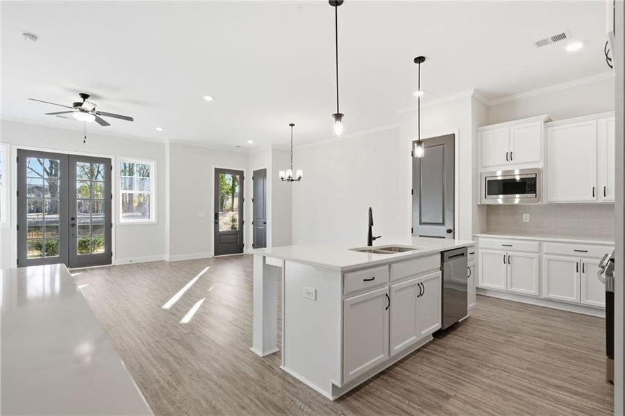 Furnished interior view inside a new home in Serenity, Hapeville (Image 14).