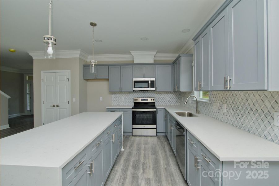 Furnished interior view inside a new home in , Matthews (Image 14).