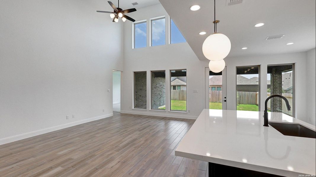 Spacious, unfurnished interior of a new home in Kallison Ranch, San Antonio (Image 14). Spacious, unfurnished interior of a new home in Kallison Ranch, San Antonio (Image 14).