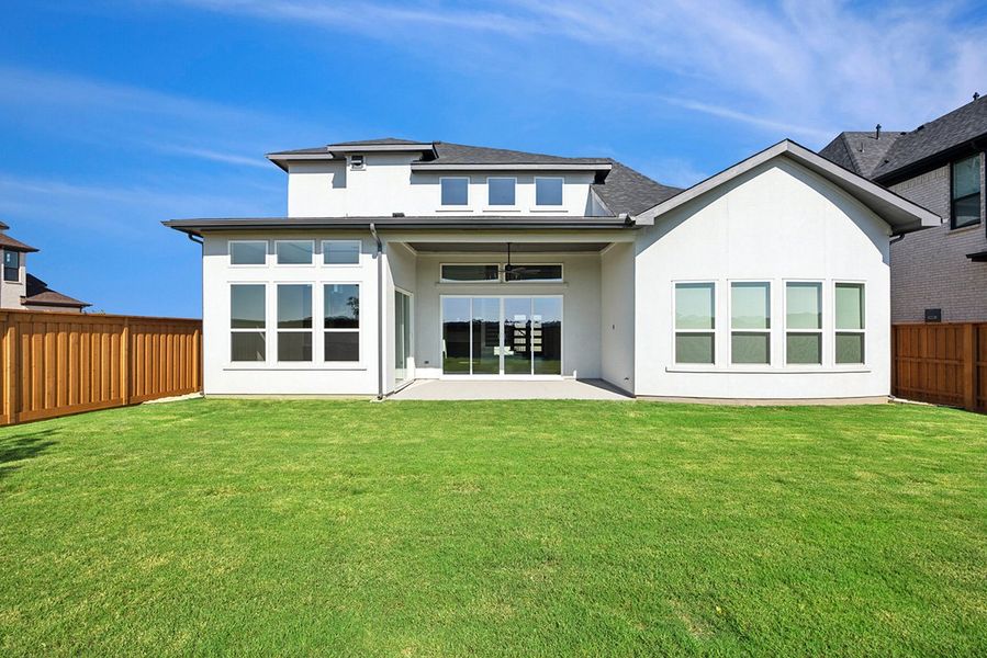 Representative exterior details of a home built from the Hampton by Landon Homes in Fields - Brookside North, Frisco (Image 4). Representative exterior details of a home built from the Hampton by Landon Homes in Fields - Brookside North, Frisco (Image 4).