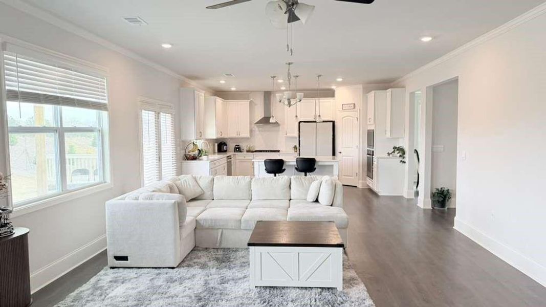 Furnished interior view inside a new home in , Cumming (Image 32).