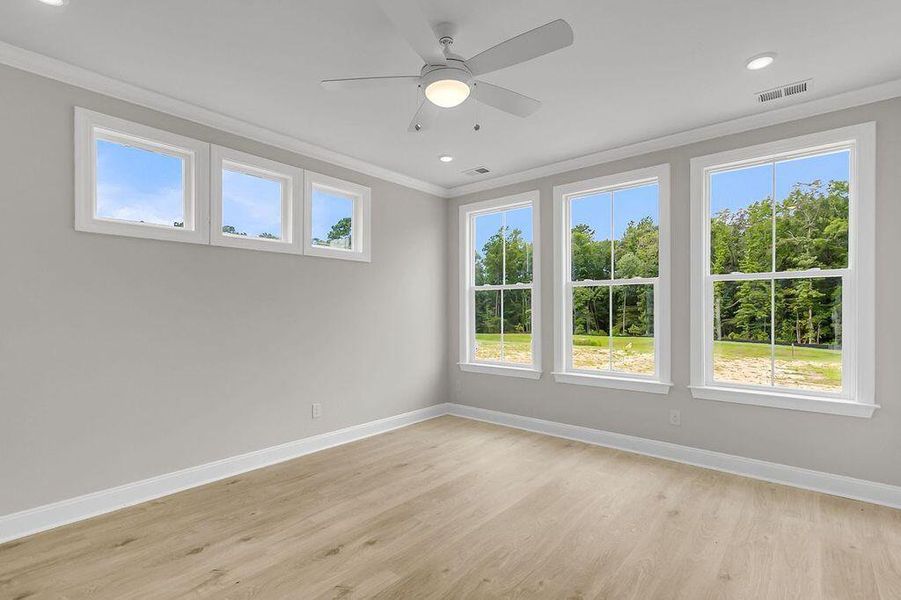 Spacious, unfurnished interior of a new home in Heron Preserve, Hanahan (Image 33). Spacious, unfurnished interior of a new home in Heron Preserve, Hanahan (Image 33).