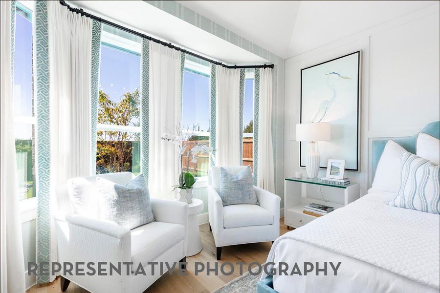 Furnished interior view inside a new home in Wolf Ranch, Georgetown (Image 11).