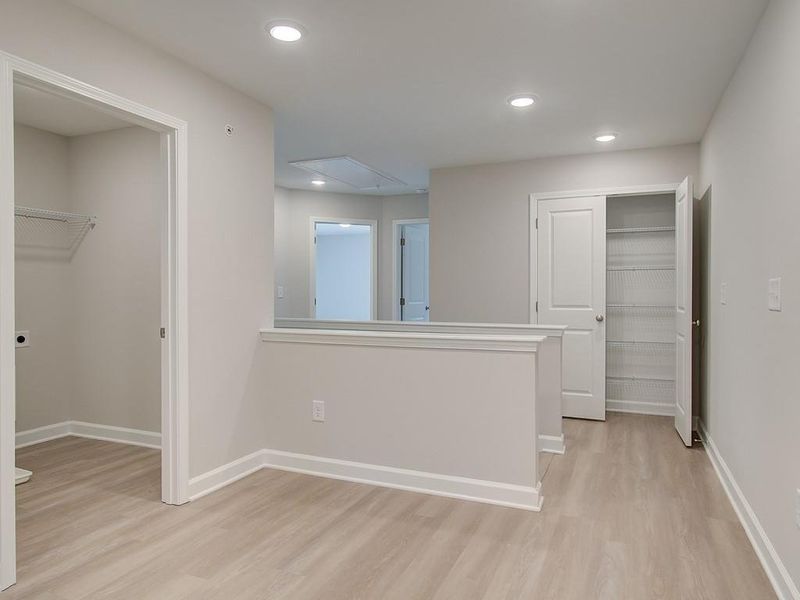Spacious, unfurnished interior of a new home in Bluffs at Bells Ferry, Marietta (Image 25). Spacious, unfurnished interior of a new home in Bluffs at Bells Ferry, Marietta (Image 25).