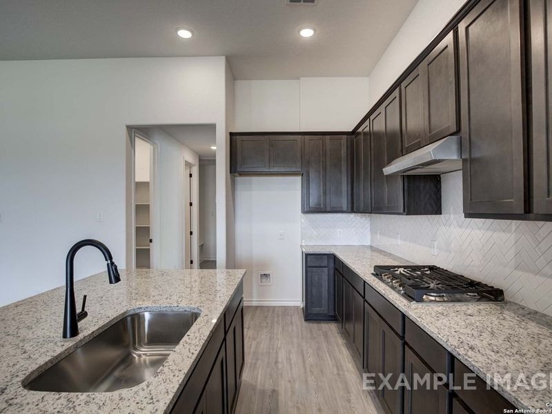 Furnished interior view inside a new home in Potranco Oaks, Castroville (Image 10). Furnished interior view inside a new home in Potranco Oaks, Castroville (Image 10).
