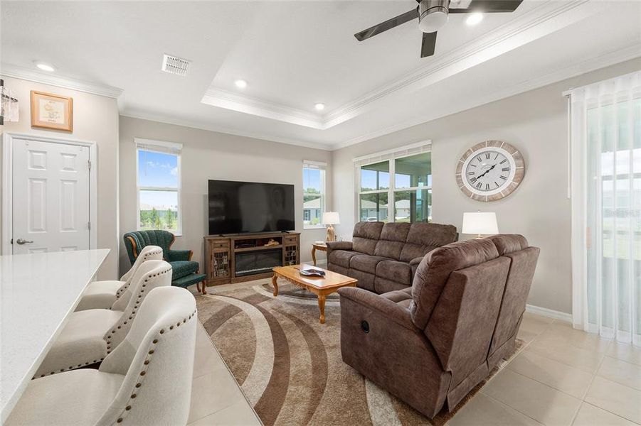 Furnished interior view inside a new home in , Ocala (Image 38).