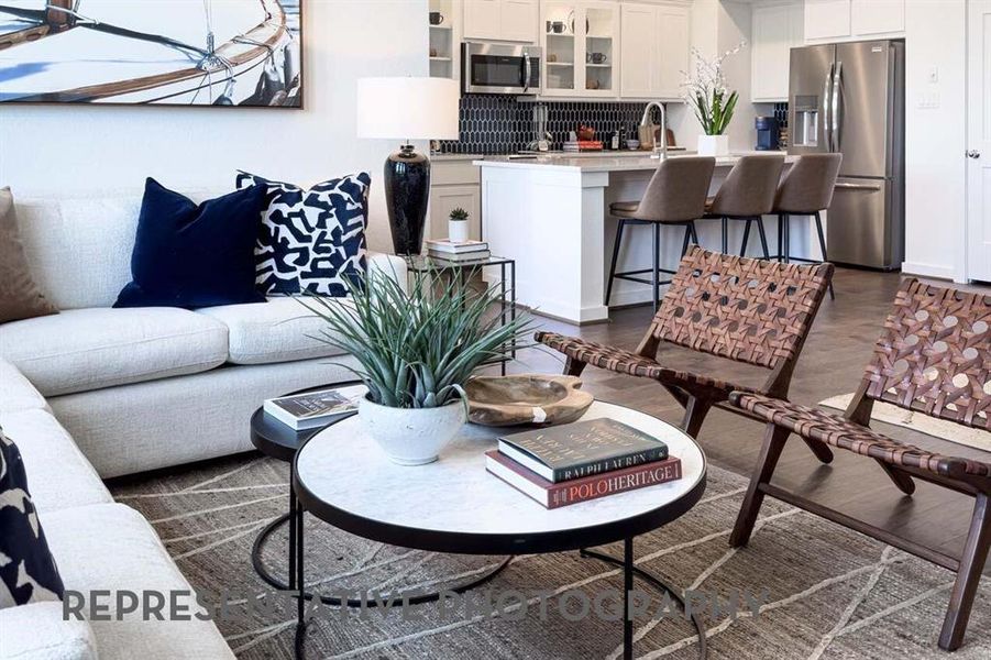 Furnished interior view inside a new home in Heritage Ranch, Sherman (Image 16).