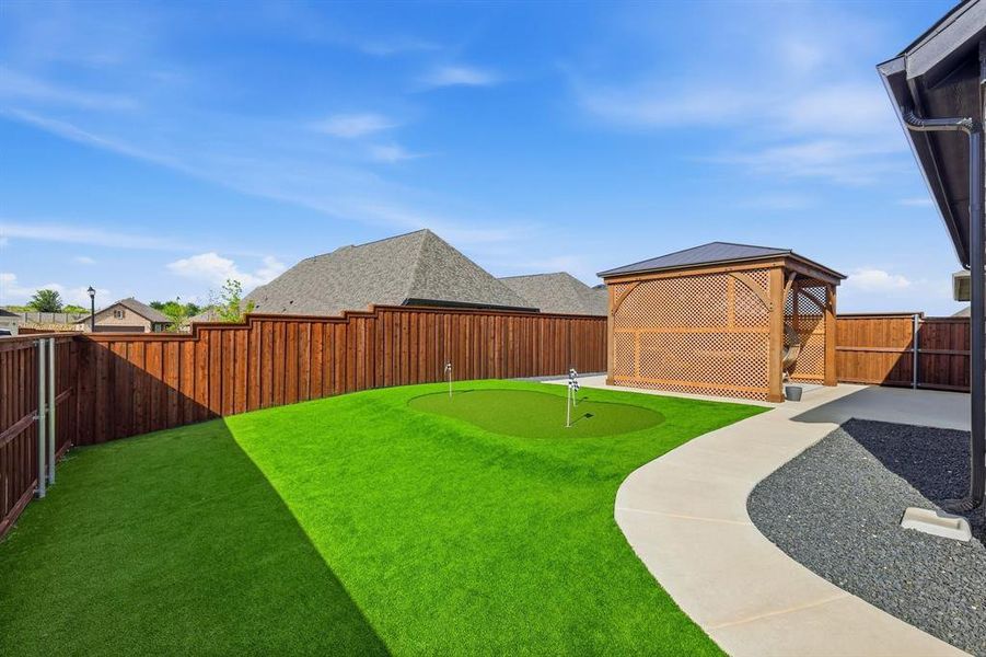 Exterior details and patio area of a home in , Rhome (Image 24). Exterior details and patio area of a home in , Rhome (Image 24).