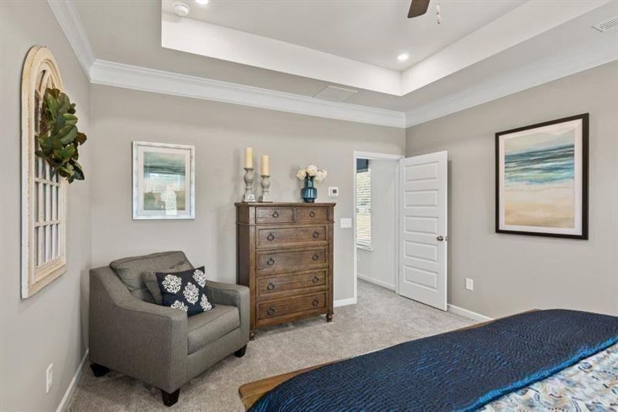 Furnished interior view inside a new home in Glen at Cave Springs, Douglasville (Image 15).