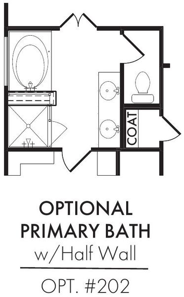 Master Bath – Tub Shower 1/2 Wall Master Bath – Tub Shower 1/2 Wall