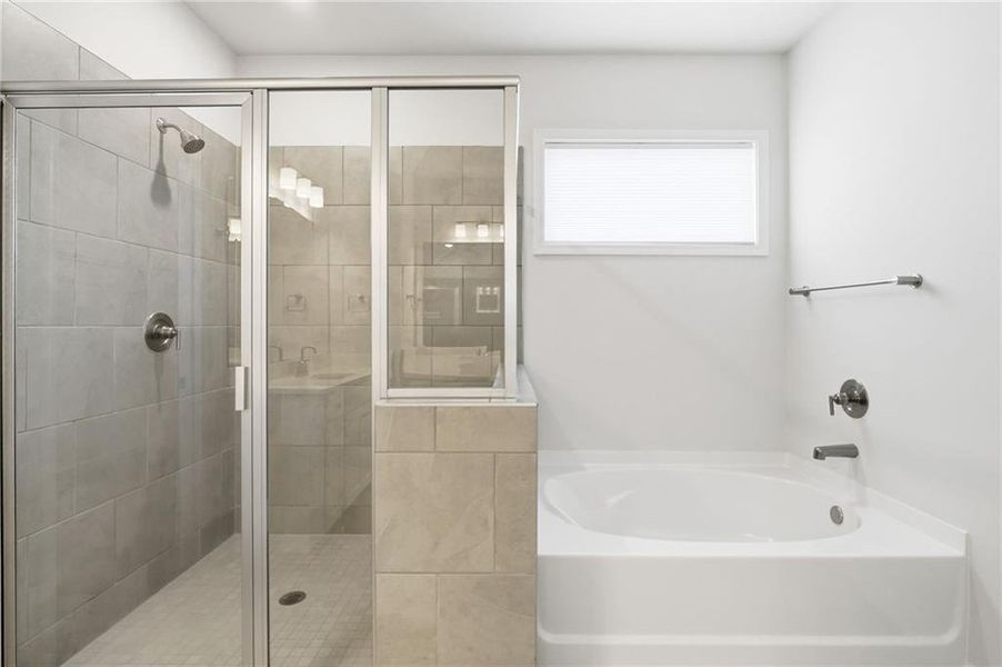 Furnished interior view inside a new home in Carmichael Farms, Canton (Image 9).