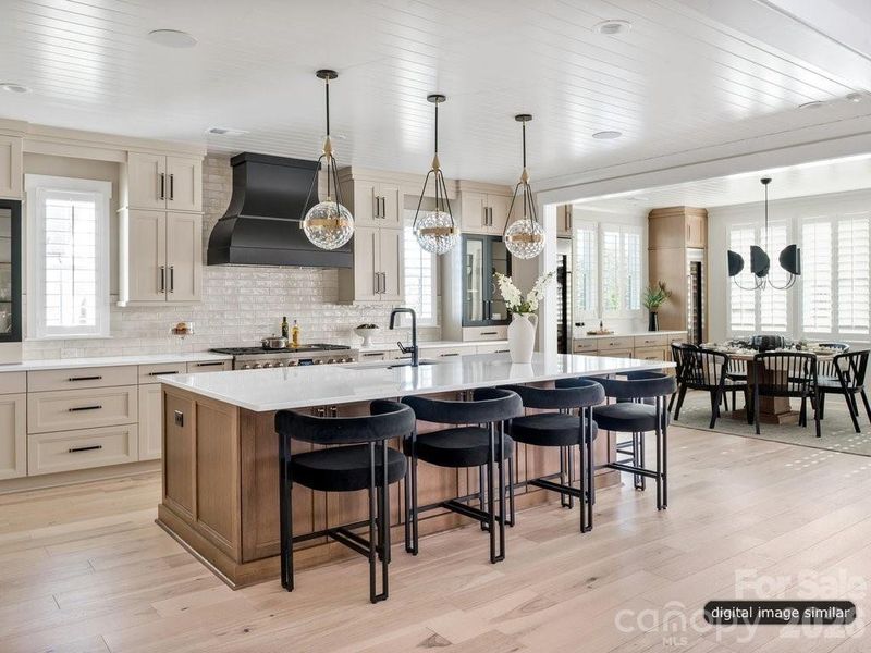 Furnished interior view inside a new home in , Charlotte (Image 24).