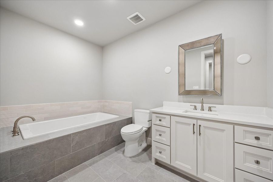 Furnished interior view inside a new home in , Houston (Image 13).