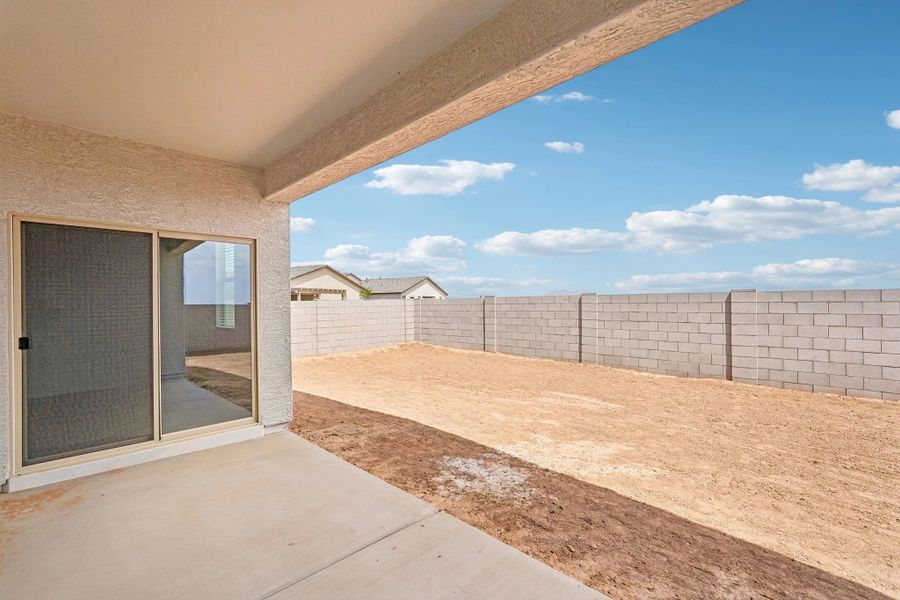 Covered patio