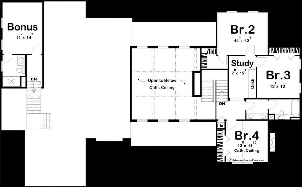 2D floor plan layout of this home in , Ball Ground, GA (Image 3).
