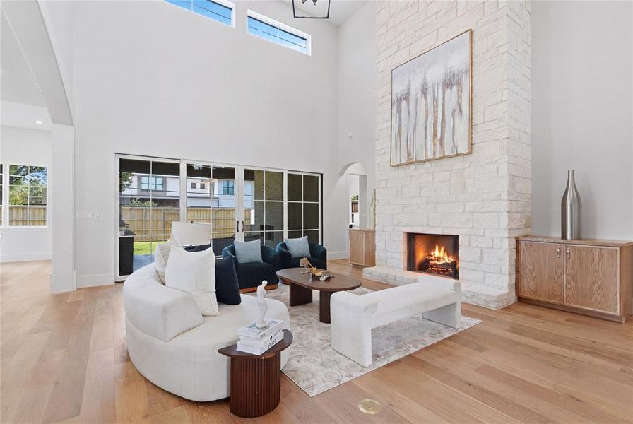 Furnished interior view inside a new home in , Dallas (Image 10).