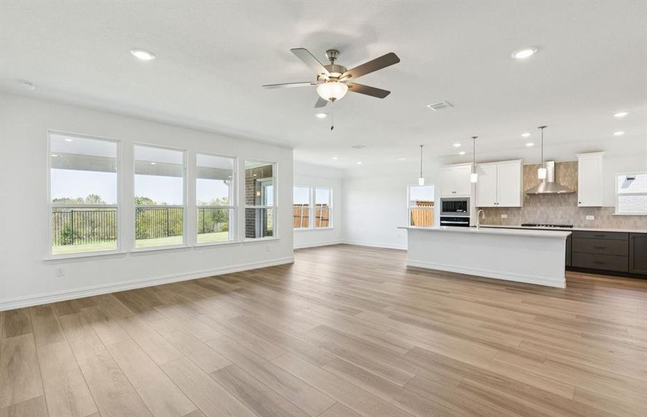 Open concept gathering room Open concept gathering room