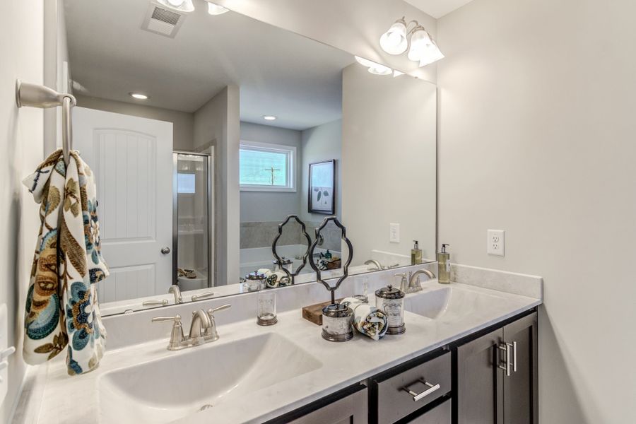 Representative furnished interior of a home built from the Drayton by Caviness & Cates Communities in Maggie Way, Wendell (Image 39).