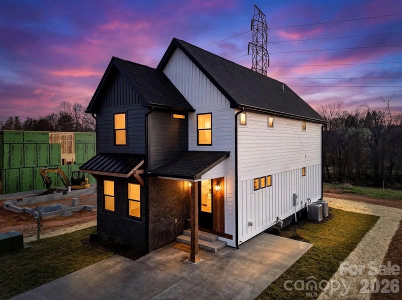 Exterior details and patio area of a home in , Hendersonville (Image 25).
