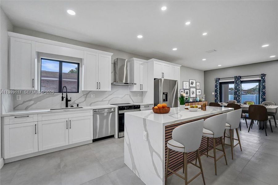 Furnished interior view inside a new home in , West Park (Image 37).