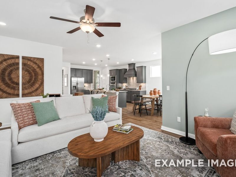 Furnished interior view inside a new home in Woods Crossing, Gallatin (Image 33).